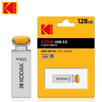 Флешка брелок USB 2.0, металлический Kodak K122 128 Gb