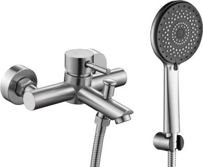 Смеситель для ванны SILVER Квантум-2 SLKP0792 с душевым гарнитуром