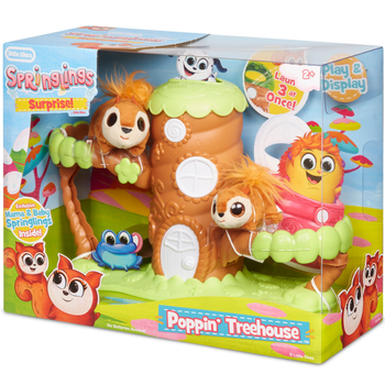 Zestaw zabawkowy Little Tikes Springlings Surprise Sprężypuszaki Domek Na Drzewie 649806 (0050743649806)