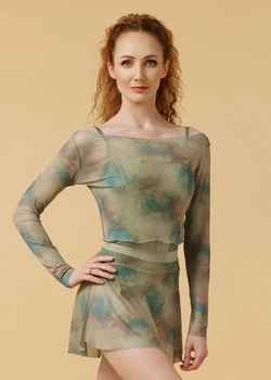 Топ Grand Prix MIRALI OCEAN із сітки сітка, pistachio, XS-S
