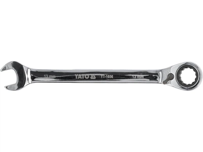 Ключ комбінований з тріскачкою, М=13 мм, l=180 мм YATO (YT-1656)