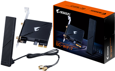 Adapter Wi-Fi Gigabyte Aorus GC-WIFI7 Black