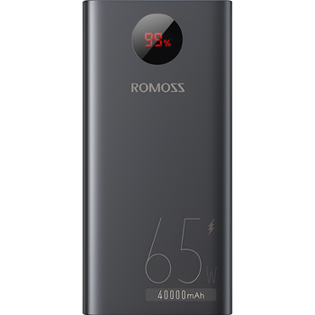 Зовнішній акумулятор Romoss PEA40 Pro 40000mAh 65W Black (PEA40-282-2133H) [120784]