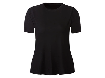 Футболка в рубчик для жінки Esmara LYCRA® 442774_435031_ S чорний