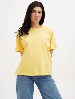 Футболка бавовняна жіноча EQUILIBRI W213 031 001-149 S Yellow (2299965853044)