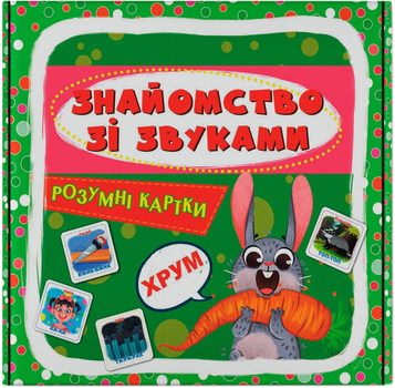Розумні картки. Знайомство зі звуками. 30 карток (9786175475713)