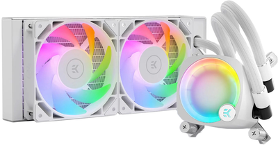 Система жидкостного охлаждения Ekwb EK-Nucleus AIO CR240 Lux D-RGB White (3831109897843)