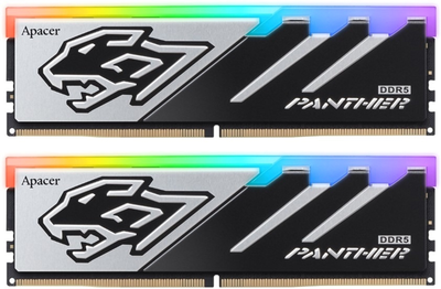 Модуль памяти Apacer DDR5 2x16GB/6400 Panther RGB (AH5U32G64C5529BAA-2)