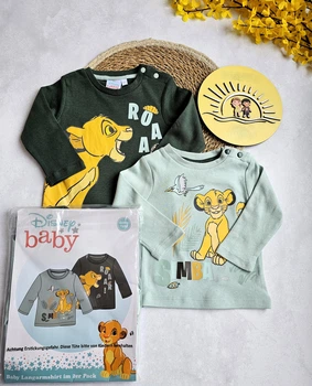 Реглан-лонгслів дитячий Disney Baby 74-80 см для хлопчиків 523633