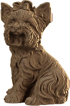 3D пазл-конструктор Cartonic 3D Puzzle Yorkshire Terrier 126 элементов (CARTYORK)