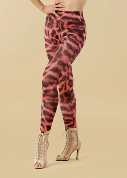Лосини Grand Prix LUMI з кокеткою біфлекс, wild red, XS