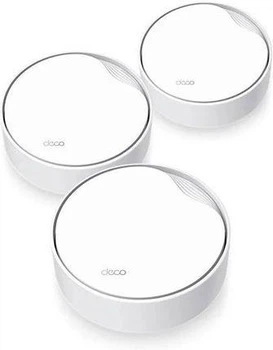 Бездротовий маршрутизатор (роутер) TP-Link Deco X50 PoE 3-Pack