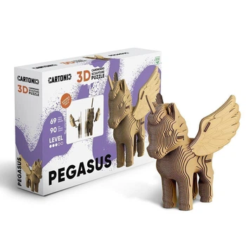 3D Пазл Картонный Cartonic Pegasus Конь Пегас 69 деталей