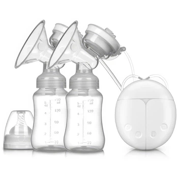 Молокоотсос электрический двойной для грудного вскармливания Breast Pump RH228 Model 3 150мл Белый
