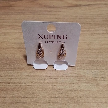 Сережки з медичного сплаву. Позолота. Ювелірна біжутерія Xuping 18263