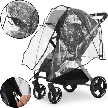 Дощовик для Carrello/Cybex універсальний для прогулянкової коляски на блискавках з віконцем (3967ПРЗД)