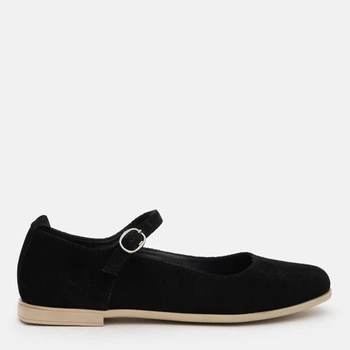 Женские балетки замшевые PARADIZE SHOES T-1501 41 26.7 см Черные (ROZ6501060311)