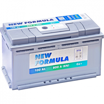 Аккумулятор автомобильный NEW FORMULA 100Ah Ев (-/+) 800EN (6002204219) (246670)