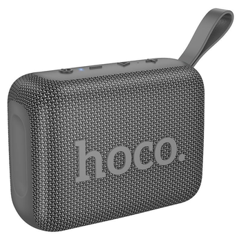 Портативная беспроводная Bluetooth колонка акустика Hoco HC28 BT5.4, USB/TF/FM, TWS, 3H Grey
