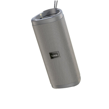 Портативная беспроводная Bluetooth колонка акустика Hoco HC4 IPX5, BT, TWS, AUX, FM, TF, USB Grey