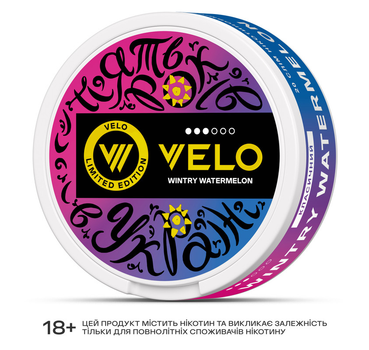 Безтютюнові нікотинові подушечки VELO Wintry Watermelon Класичний (4820270362686_n)