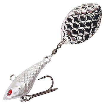 Блешня тейл-спиннер Mikado M-Tail 3г 5см. (Silver) PMMT-3-SI
