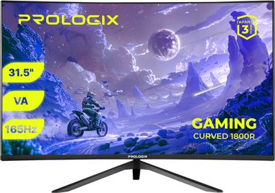 Монитор 31.5" Prologix Gaming GM3224CQ Curved QHD VA 165Hz