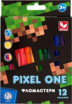 Фломастеры Pixel One 12 цветов 314022001-UA