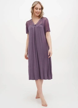 Ночная рубашка Cotpark 5XL фиолетовый 13581-1