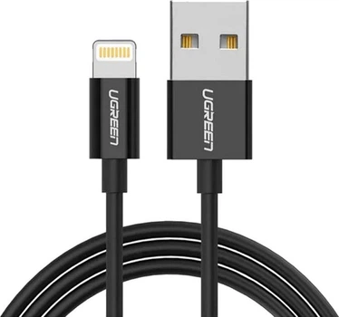Кабель Ugreen USB Type A - Apple Lightning 1 м MFi Black (US155/80822)
