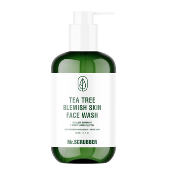 Гель для умывания Tea Tree Blemish Skin Face Wash с маслом чайного дерева Mr.SCRUBBER, 200 мл