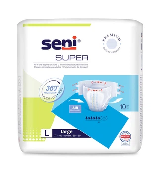Подгузники для взрослых Super Seni large 10 шт