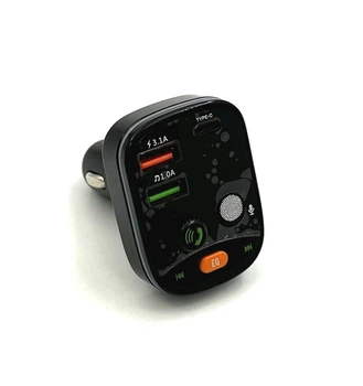 FM модулятор ALS-A010 Bluetooth + зарядка (2USB/PD/20W/3.1A) Черный