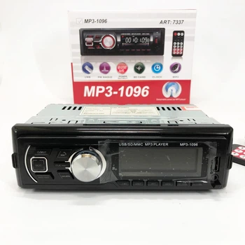 Автомагнитола 1 din для автомобиля MP3-1096 BT ISO, Магнитофон в машину с блютуз, Мультимедиа BC-763 в машину
