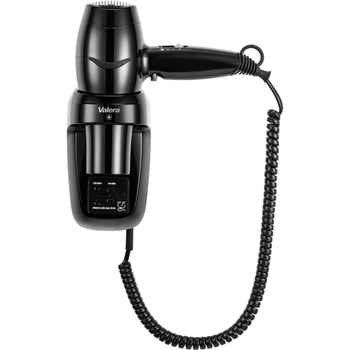 Фен Valera Excel 1600 Shaver Black настенный для гостиниц с розеткой