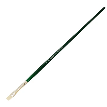 Кисть щетина Kolos Classic плоская №4 длинная ручка 2402F (4224020F04)