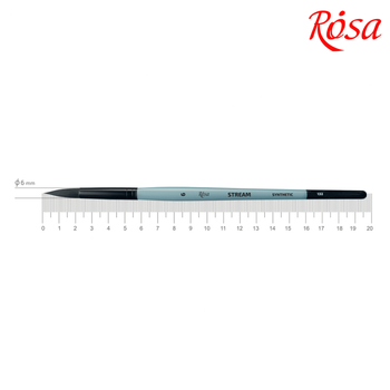 Кисть синтетика для акварели ROSA STREAM 132 круглая №6 синтетика круглаяя STREAM 132 (18513206)