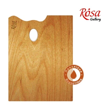 Палитра деревянная ROSA Gallery прямокутна 30*40 см. (94160513)