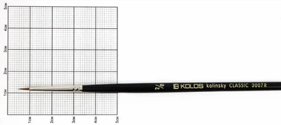 Кисть колонок Kolos Classic круглая короткая ручка №00 (4230070R00)