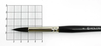 Кисть белка Classic круглая №8 короткая ручка 3049R (4230490R08)