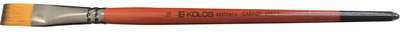 Кисть синтетика Kolos Carrot плоская №16 короткая ручка 1097F (4210970F16)