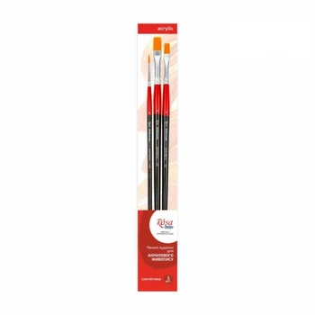 Щітки у наборі Rosa Studio №2 3 шт. синтетика (18612)