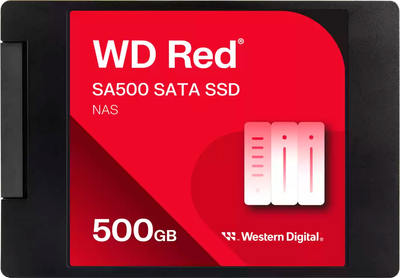 SSD диск Western Digital Red SA500 NAS 500GB 2.5" SATAIII 3D NAND TLC (WDS500G1R0A-68A4W0)