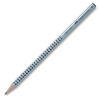 Чернографитный карандаш Faber-Castell GRIP 2001 2B Серый, (117002)