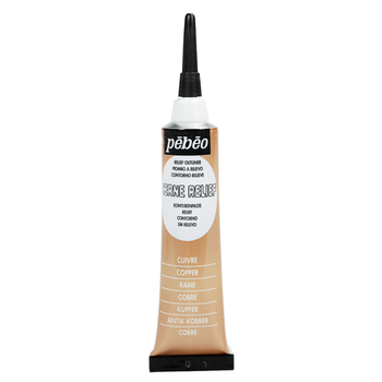 Контур зі скла Pebeo Cerne Relief Vitrail, 20 мл., Мідь, (P-480000)