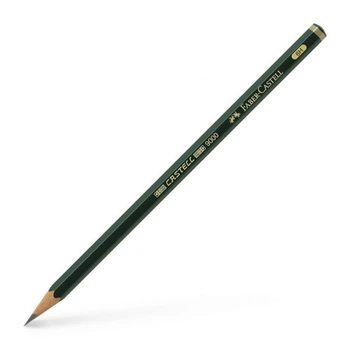 Чернографитный карандаш Faber-Castell 9000, 6H, CASTELL 9000, (119016)