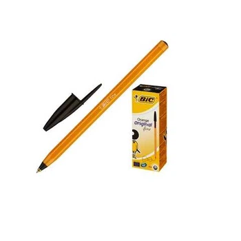 Ручка BIC кулькова, 0,3 мм., Orange, Чорна, (bk1199110114)