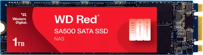 SSD диск Western Digital Red SA500 NAS 1TB M.2 2280 SATAIII 3D NAND TLC (WDS100T1R0B-68A4Z0)