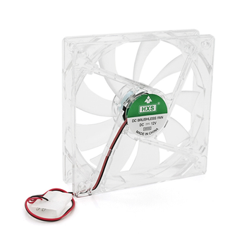 Кулер корпусной 12025 LED RGB Voltronic 12V 0.1A 2600 об/мин вентилятор для ПК охлаждение системы (YU-GT_33A)