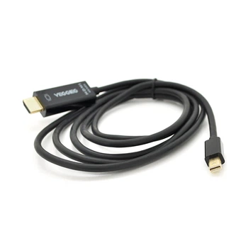 Кабель VEGGIEG MH-1.5 MiniDisplay Port (тато) на HDMI (тато), 1,5 m, підтримує 1920*1080, Black, Пакет